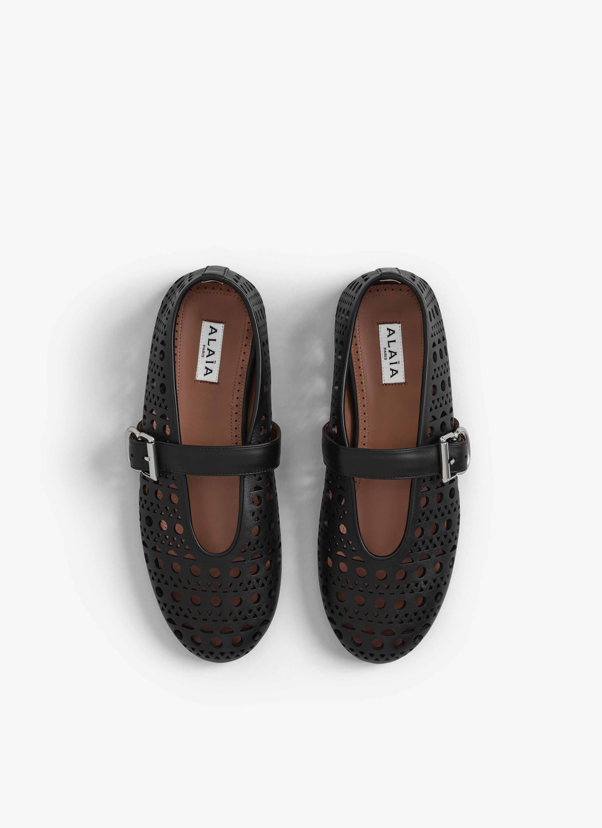 ヴィエンヌバレリーナレザー  ALAÏA ブラック ヴィエンヌバレリーナレザー